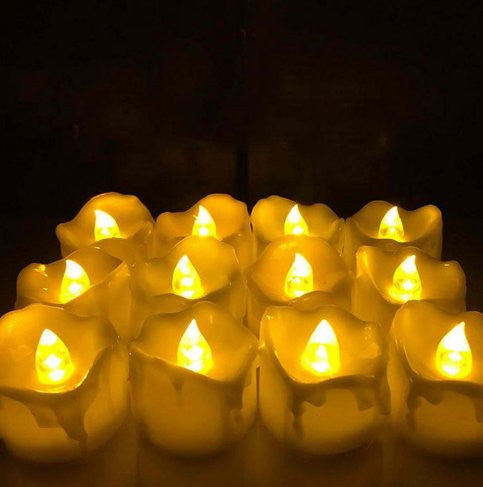 Yellow Flicker Battery Candles/ Plastic Electric Candles