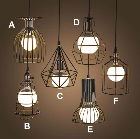 NEW Vintage Iron Pendant Light Industrial Loft Retro Droplight Bar