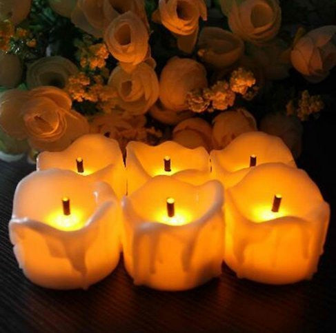 Yellow Flicker Battery Candles/ Plastic Electric Candles