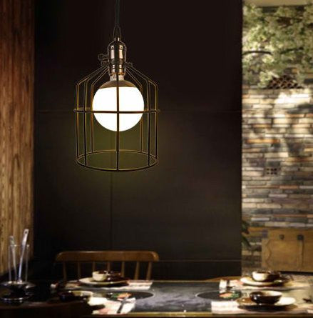 NEW Vintage Iron Pendant Light Industrial Loft Retro Droplight Bar