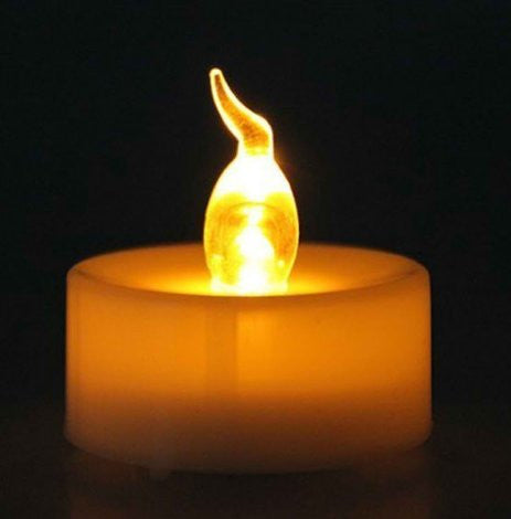 Yellow Flickering LED Candle Light Remote Control Candle