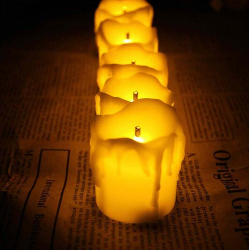 Set of 6 Flameless Candles With Timer