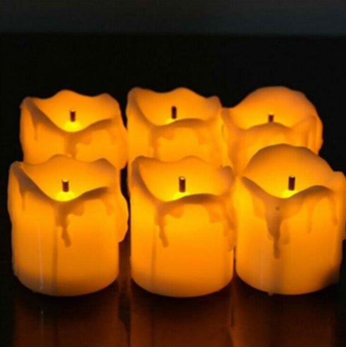 Set of 6 Flameless Candles With Timer